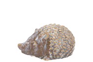HEDGEHOG GLAZE GREY 9X6X5CM NM