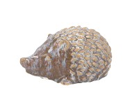 HEDGEHOG GLAZE GREY 16X9X8CM NM