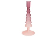NOVA SWEETS PINK CANDLE HOLDER TRICOLOR 9X9X22CM