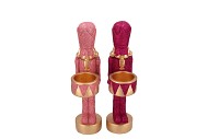 JINGLE FUCHSIA MIX NUTCRACKER ASS 15X9X37CM NM
