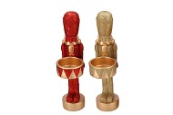 JINGLE RED MIX NUTCRACKER ASS 16X11X42CM NM
