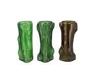 ROMAN GREEN MIX TREE VASE ASS 11X9X19CM NM