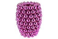 CHRISTMASBALL FUCHSIA VASE 30X30X39CM NM