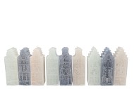 AMSTERDAM HOUSE GREY MIX CANDLE 7X7X20CM