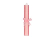 CANDLE FROSTY TAPER SWEETS PINK MIX 2X25CM