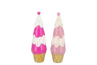 CANDY DECORATION PINK/LILA MIX CAKE ASS 8X8X26CM NM