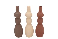 INDRE WOODS BROWN/SAND BOTTLE 8X8X29CM NM