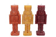 CANDLE FROSTY NUTCRACKER AUTUMN SPICES MIX 7X7X20CM
