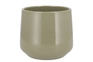 CERAMIC KIWI STONE POT BERLIN 18X15,5CM