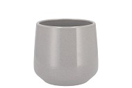 CERAMIC GREY STONE POT BERLIN 13X11,5CM