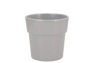CERAMIC GREY STONE POT ORCHID EDGE 13X12,5CM