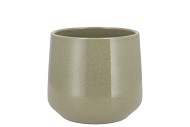 CERAMIC KIWI STONE POT BERLIN 13X11,5CM