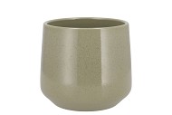 CERAMIC KIWI STONE POT BERLIN 16X14,5CM