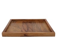 MUMBAI MANGO WOODEN TRAY SQUARE 37X37X3CM NM