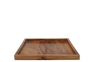 MUMBAI MANGO WOODEN TRAY SQUARE 29X29X3CM NM