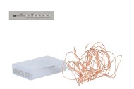 LED LIGHT CHAIN COPPER WIRE 80LED EXTRA WARM WHITE