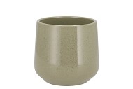 CERAMIC KIWI STONE POT ORCHID BERLIN 14X13,5CM