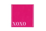 TILE XOXO PINK 10X10X1CM NM