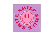 TILE SMILE PURPLE 10X10X1CM