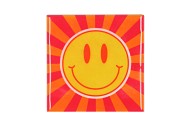 TILE SMILEY ORANGE/YELLOW 10X10X1CM NM
