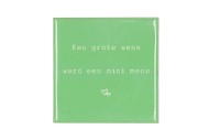 TILE EEN GROTE WENS GREEN 10X10X1CM NM