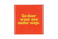 TILE GA DOOR ORANGE 10X10X1CM NM