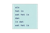 TILE WAT HET IS BLUE 10X10X1CM NM