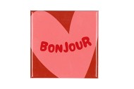 TILE BONJOUR PINK 10X10X1CM NM