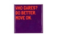 TILE WHO CARES? PURPLE 10X10X1CM NM