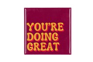 TILE YOU'RE DOING PURPLE 10X10X1CM NM