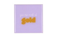 TILE GOLD PURPLE 10X10X1CM NM