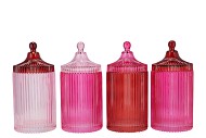 BICOLORE DUTCH PINK MIX JARS ASS 11X22CM