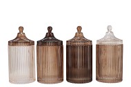 BICOLORE NATURAL BROWN MIX JARS ASS 11X22CM