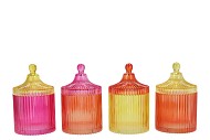 BICOLORE DUTCH ORANGE MIX JARS ASS 11X17CM
