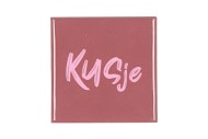 TILE KUSJE PINK 10X10X1CM