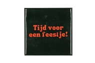 TILE FEESTJE GREEN 10X10X1CM NM