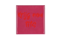 TILE KRIJG NOU PINK 10X10X1CM NM