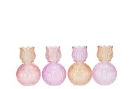 BICOLORE DREAMY PASTEL MIX TULIP T-LIGHT ASS 11X17CM