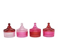 BICOLORE DUTCH PINK MIX JARS ASS 11X13CM