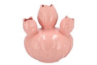MARA PINK VASE BOL TULIP 27X27X31CM NM