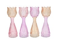 BICOLORE DREAMY PASTEL MIX TULIP VASE ASS 7X22CM