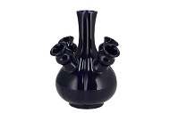 ROTTERDAM BLUE VASE TULIP 20X20X23CM NM