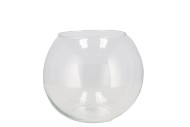 GLASS VASE BALL 20X16CM NM