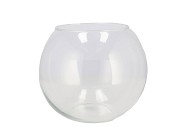 GLASS VASE BALL 24X21CM NM