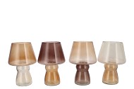 BICOLORE NATURAL BROWN MIX LAMP ASS 17X25CM