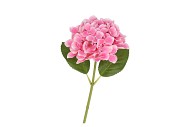 SILK HYDRANGEA PINK 14X45CM NM