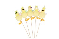 EASTER FUN PICK YELLOW DUCK SUNNY ASS 6X40CM