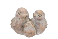 CONCRETE GOLDEN BIRDS 16X16X13CM NM