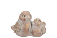 CONCRETE GOLDEN BIRDS 16X10X12CM NM