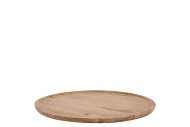MUMBAI MANGO WOODEN TRAY ROUND SMALL EDGE 28X28X2CM NM